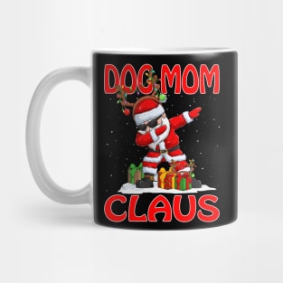 Dog Mom Santa Claus Reindeer Christmas Matching Costume Mug